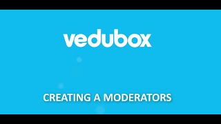 Vedubox -  Creating an Instructor Account