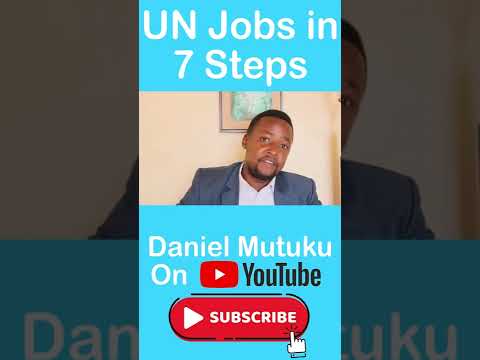 How to Get UN Jobs 2022 - 7 Step Application Process United Nations Jobs