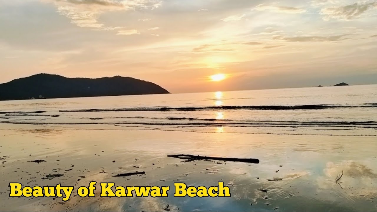 Sunset View Karwar Beach || 100Days Of Karunaadu | Maddy's vlogs kannada 