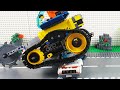 Lego Experimental Police Trucks and Cars for Kids, Fire Truck, Concrete Mixer Truck and Train