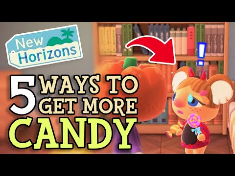 Animal Crossing New Horizons 5 WAYS TO GET MORE CANDY Lollipops Exclusive Spooky Items Tips