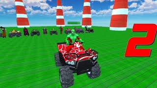 ATV Quads Bike Stunt Racing 3D 🏍️🔥 Crazy Off-Road Stunts! #Shorts screenshot 3