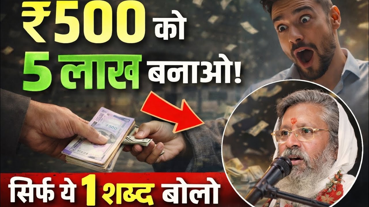 ₹500 को ₹5 लाख बनाने का सीक्रेट | पैसे देते समय ये 1 शब्द जरूर बोलें!@Thought_Yoga 