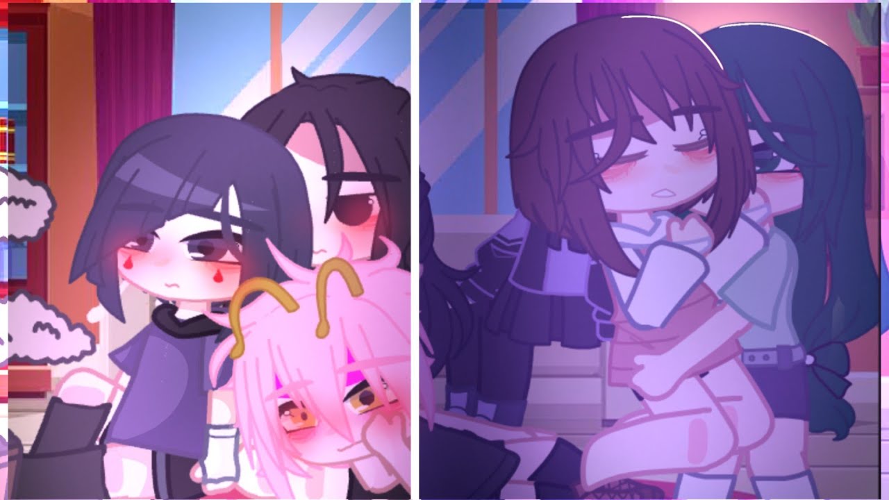 『Festa do pijama/sleepover』 | Curta Metragem|  ☕🦋 TsuOchaco e MomoJiro☕🦋「Yuri」Gacha club