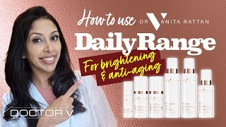 How To Use The Dr Vanita Rattan Daily Range For Brightening & Anti-Ageing | Skin Of Colour Resimi