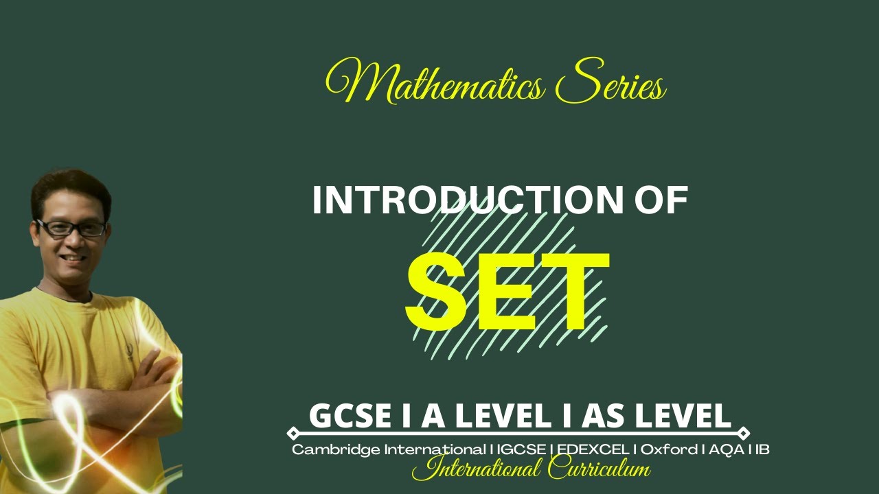 Mathematics : Introduction Of Set - YouTube
