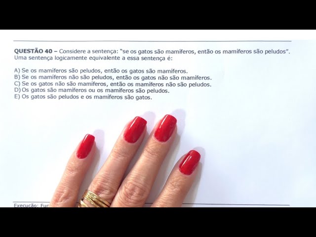 FUNDATEC - Raciocínio Lógico - Proposições equivalentes - Barra do Guarita 2024