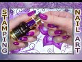 Стемпинг с пластиной XL-C с лаком для Стемпинга Nail Story.