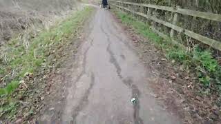 Clifton Backies Path in a Terrible State, February 21st, 2023.