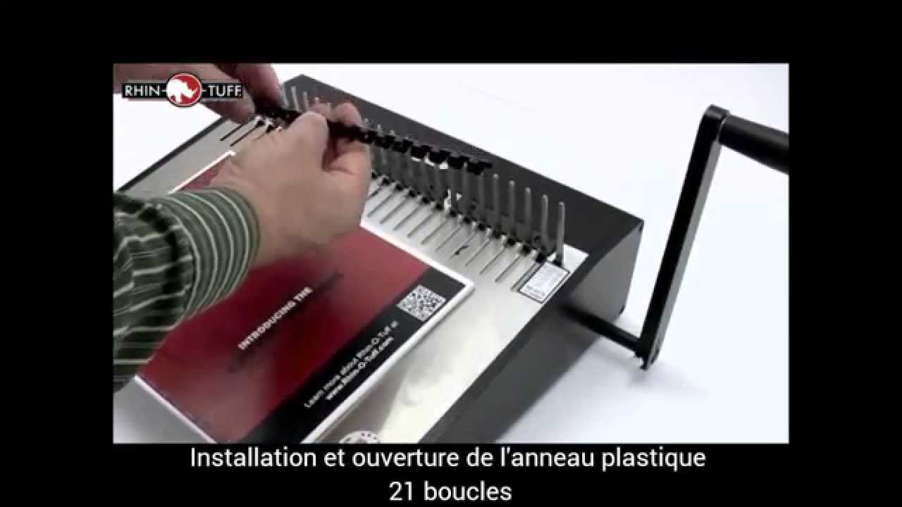 Perforelieur semi-automatique Onyx 3 en 1 PPS et HD4470 pour anneaux plastiques