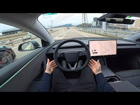 Tesla Model 3 Highland RWD Test Drive POV