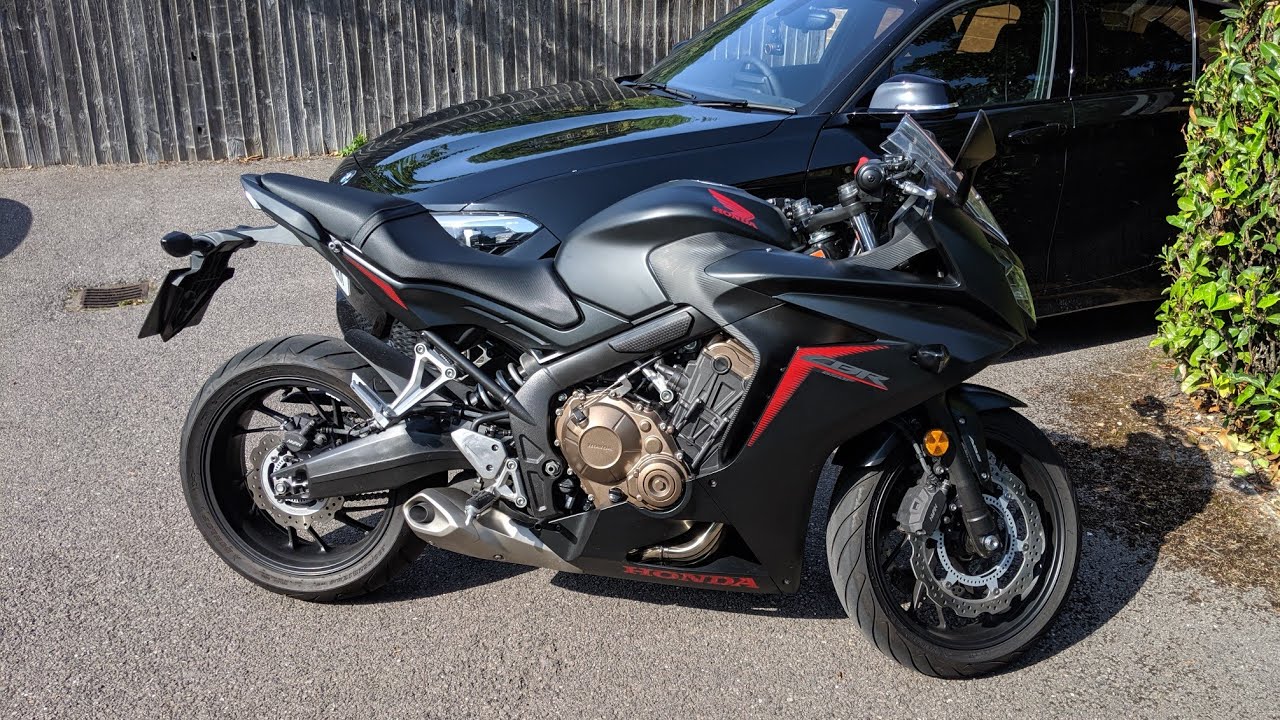 Brand new Honda CBR650F 2018 Matte black walk around. - YouTube