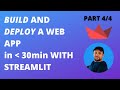 How to Deploy a Streamlit app on Heroku - Part 4