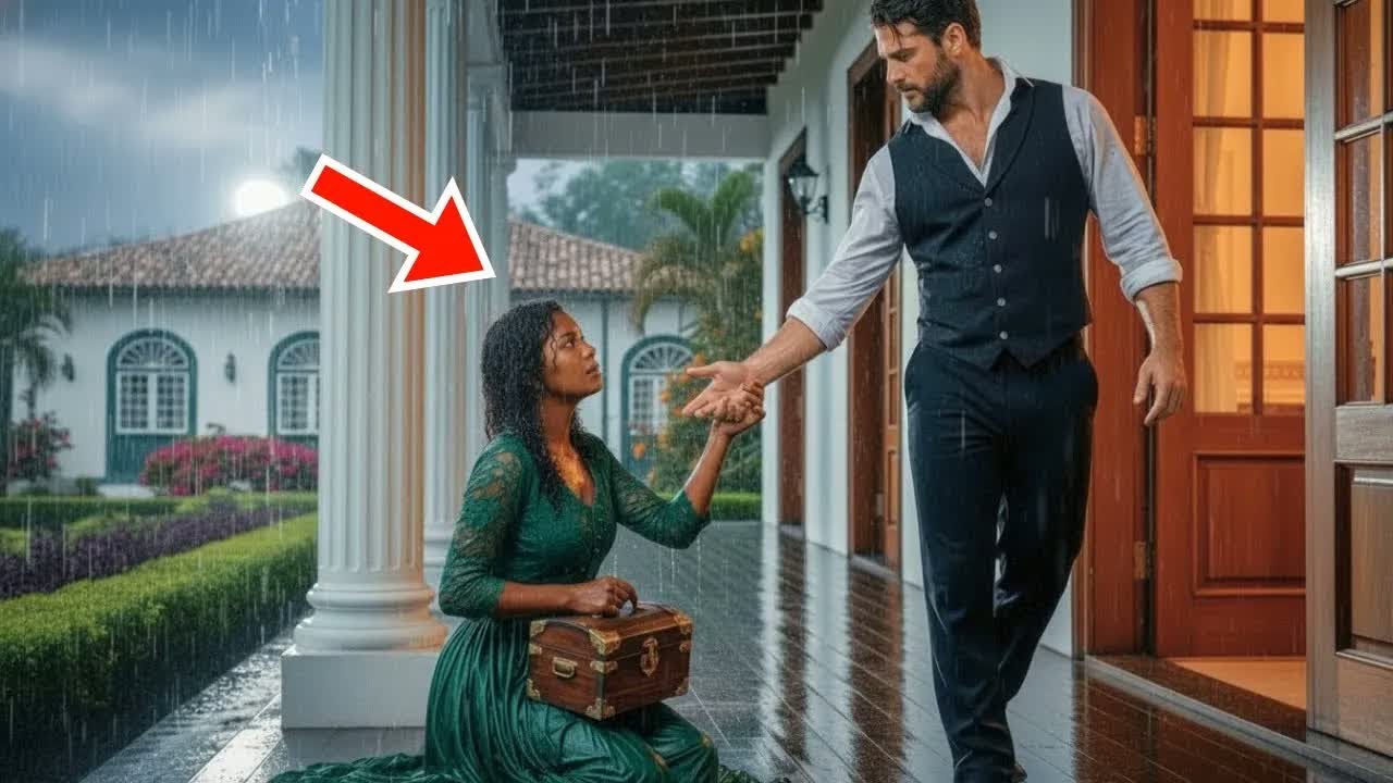 Piangeva sotto la pioggia senza un posto dove dormire — finché un barone vedovo le tese la mano