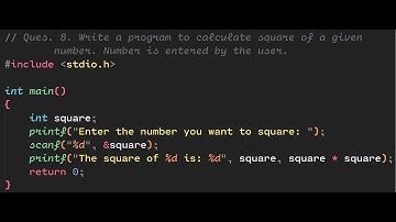 Find Square of a Number in C Language | Beginner C Programming Example