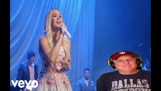 First Time Hearing Carrie Underwood 'Because He Lives' Live From The Ryman Auditorium 2021- REACTION