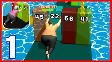 Fat Pusher - Gameplay Walkthrough Part 1 - All Levels (Android,iOS)