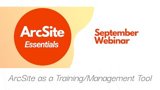 ArcSite Essentials Webinar - September 2020