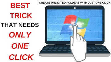 AMAZING one click BATCH FILE TRICK To Create Folders using notepad in windows | Webking Kuldeep