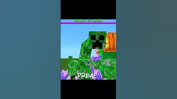 Mutant creeper in Minecraft 😨 | No mod 😰 #shorts #minecraft #minecraftshorts