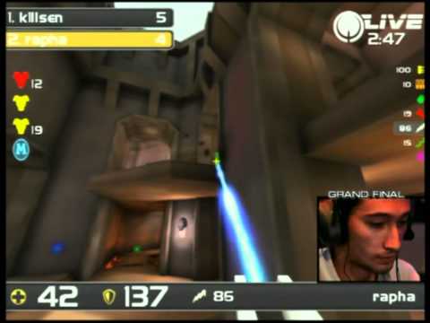 k1llsen vs. rapha 2/5 - Quake Live IEM Grand Final - gamescom 2010