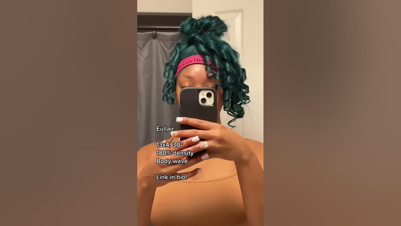 9. Emerald Green Wig - wide 3