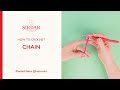 How to crochet chain stitch  foundation chain