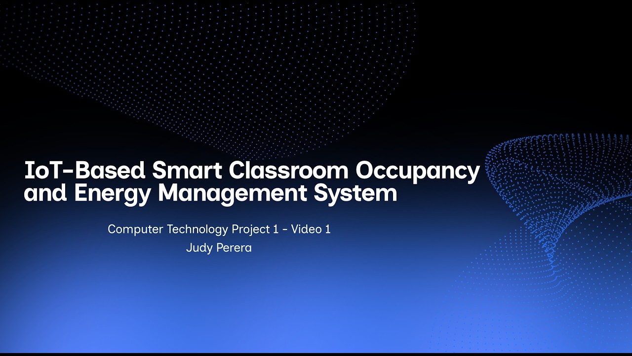 IoT based Smart Classroom Occupancy and Energy Management System - YouTube