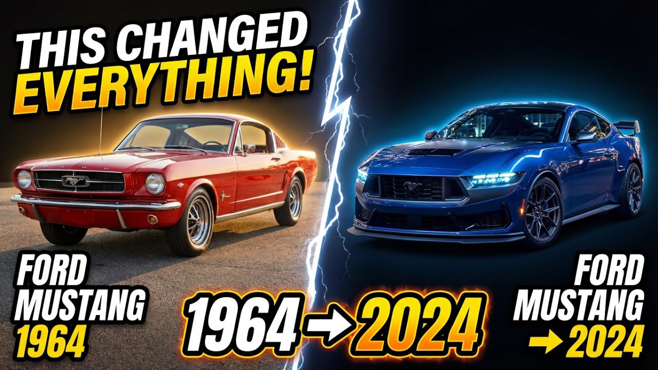 Ford Mustang Evolution (1964–2024) | 60 Years of American Muscle Cars 