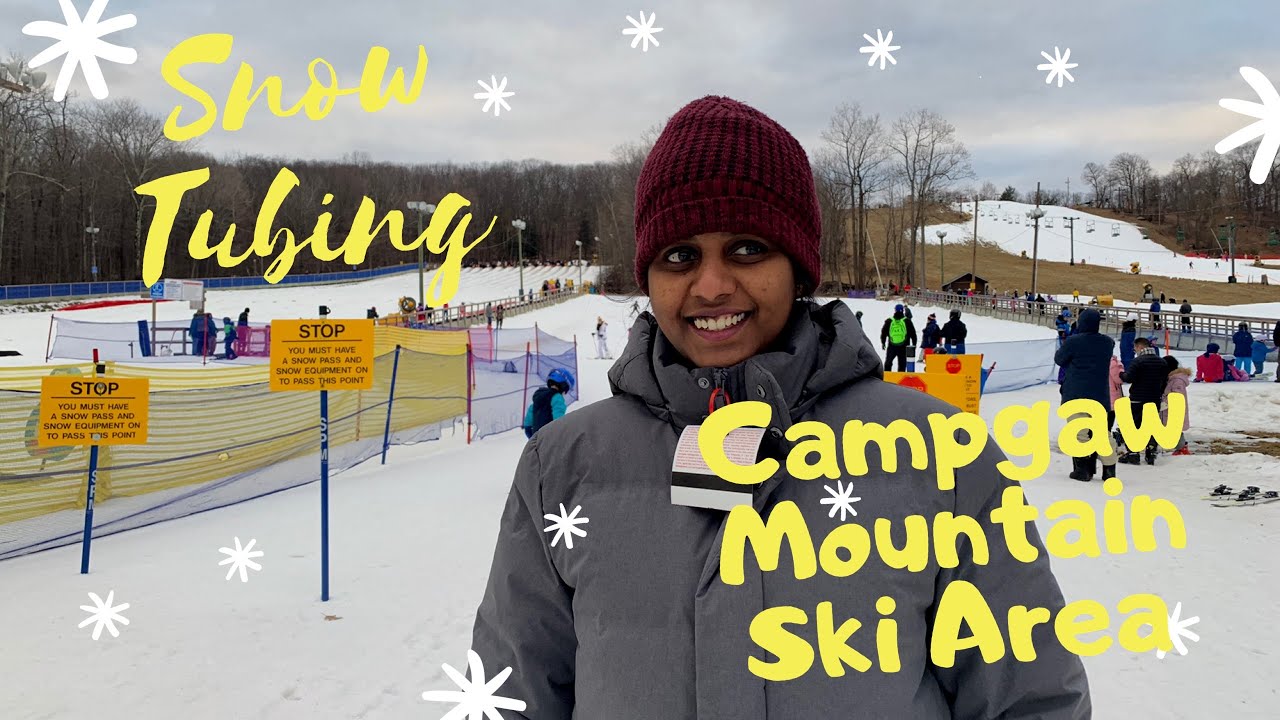 Snow Tubing Campgaw Mountain Ski Area Mahwah New jersey YouTube