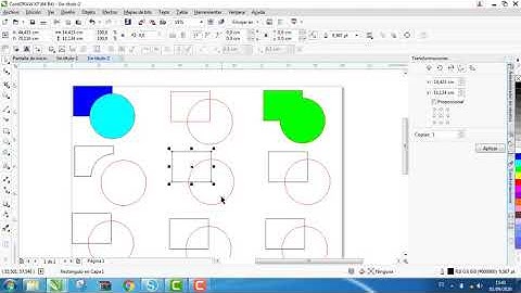 COREL EN FACILITO: FORMAS, CORTAR - COMBINAR - SIMPLIFICAR - INTERSECTAR