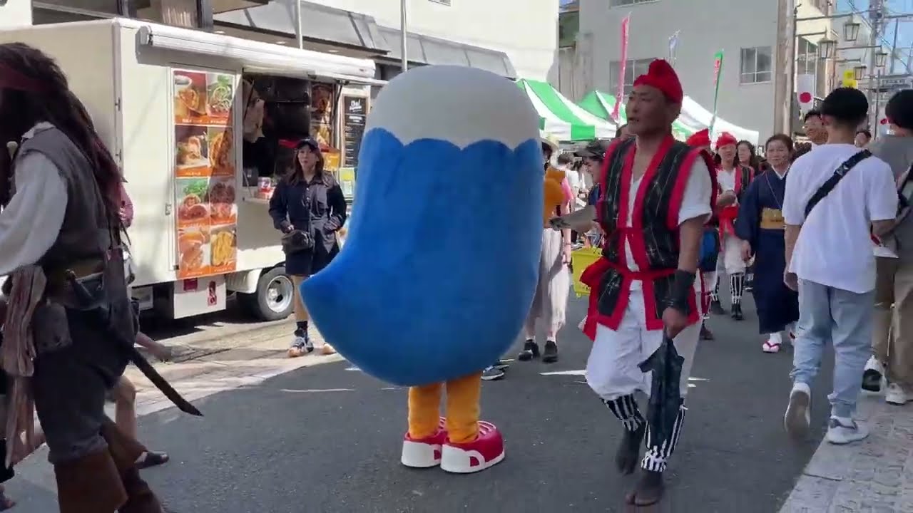 Japan Izu Black Boat Festival 伊豆黑船祭