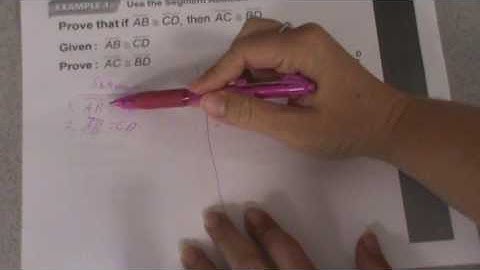 Proving Segment Relationships