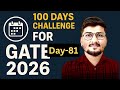 Day -81 Solution – GATE 2026 CSE | Daily Practice Challenge | Concepts + Tricks #gate2026 #gatecse