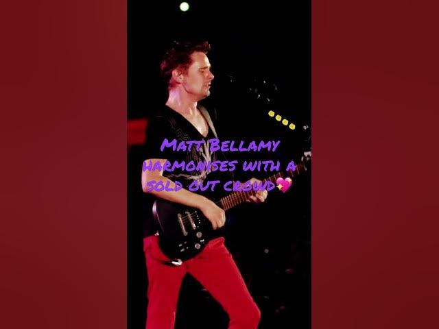 Matt Bellamy Harmonises With A Sold Out Crowd💖 #muse #music #fyp #guitar #live #youtubeshorts