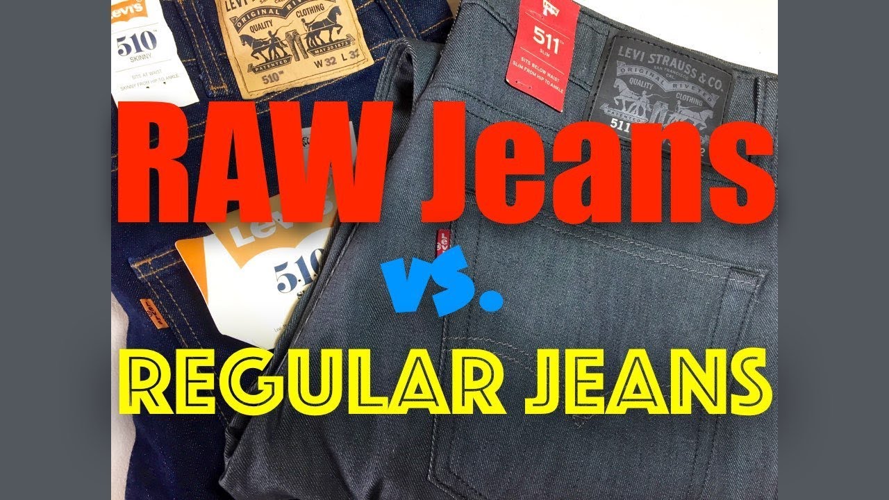 Levis Raw Jeans vs Levis Regular Jeans (Philippines) YouTube
