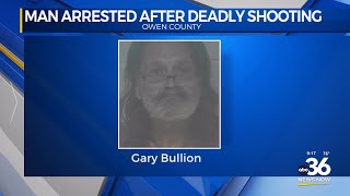 Man arrested after a deadly shooting in Owen County