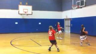 Jordan Ott Basketball 3-man Weave, 2 v 1 Score