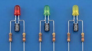 LED chaser without IC | BC547 led chaser circuit | make led chaser circuit #electronic.32