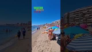 Spain Beach Walk Tour 4K Malaga Travel Costa Del Sol