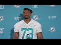 Austin Jackson meets with the media | Miami Dolphins