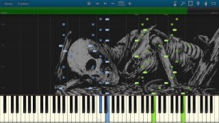 Camille Saint-Saëns - Danse Macabre piano (Synthesia) chords