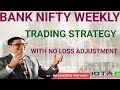 Bank nifty weekly trading strategy  with no loss adjustment  rajendra pathak
