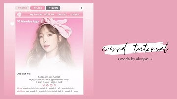 interactive & easy carrd tutorial — © yizdoll