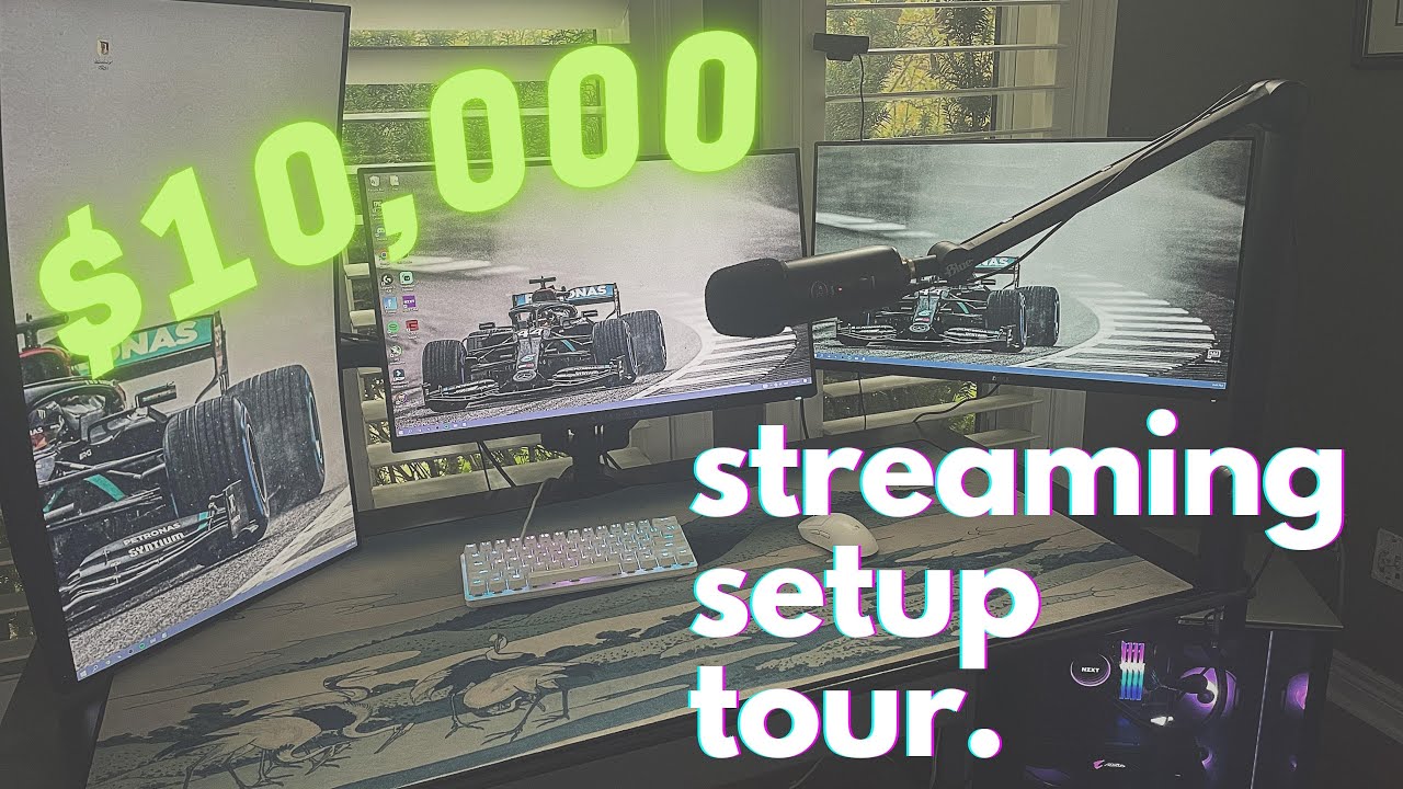 18 Year Old's $10,000 Twitch Streaming And Gaming Setup Tour