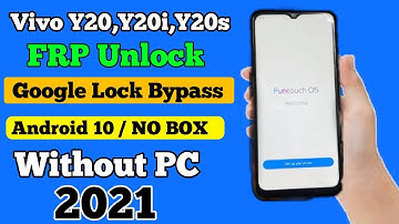 Vivo Y20 FRP BYPASS Without PC 2021 || Vivo V2027 FRP BYPASS / Remove Google Account