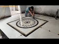 I Spent $100,000 To Build The Second Floor Hallway With Beautiful And Modern Patterned Ceramic Tiles
