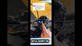 How to set your security pin on Harley Davidson softail🔥⚠️ #rideorrot  #motorcycle #harleydavidson
