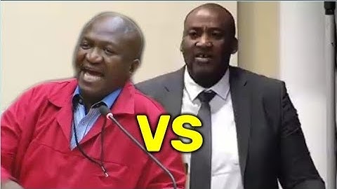 Gayton Mckenzie "we will sing die stem, it represent our history" respond to EFF Fana Mokoena