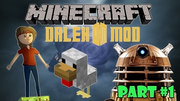 Minecraft Dalek Mod Survival Ep1: A New Start!